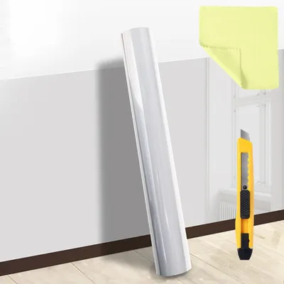 Produktbild von Transparente Wandschutzfolie - Selbstklebend und abwaschbar - Für Küche und Möbel - 40 x 500 cm
