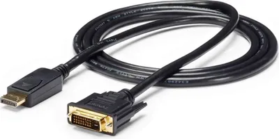 Immagine prodotto di StarTech.com DP2DVI2MM6 cavo e adattatore video DVI-D Nero