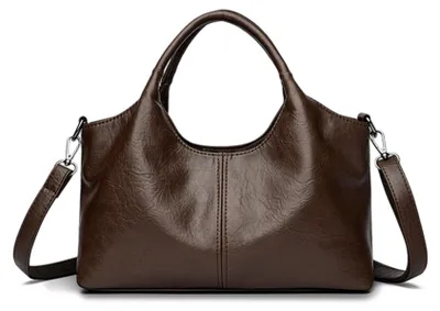 Imagen del producto de Solidchoice - Bolso de cuero sintético para mujer - Color marrón