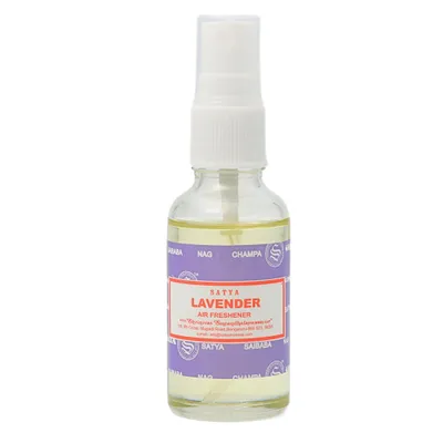 Produktbild von Satya Duftspray, Duftöl - Naturdüfte für Aromatherapie, Raumduft, Diffuser, Duftlampe, Autoduft (10ml), Spray Lavender