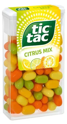 Produktbild von tic tac Citrus Mix Zitrone Yuzu Mandarine Zitrone Limette 54g