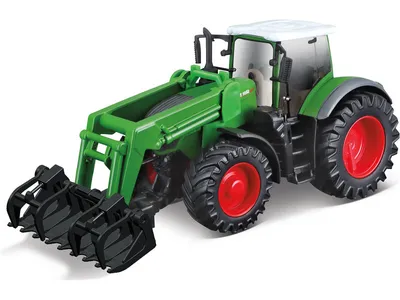 Obrázek produktu pro Bburago 18-31635 - Traktor - Fendt 1050 Vario s čelním drapákem (10cm)