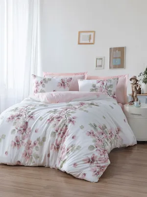 Produktbild von L'Essentiel Linge de Maison, Spring - White, Einzel-XL-Bettbezug-Set (DE), Weiß, 65 % BAUMWOLLE / 35 % POLYESTER, 155 x 200 cm