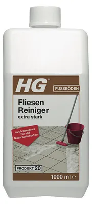 Produktbild von HG Fliesen Reiniger extra stark (Produkt 20) 1L (1er Pack)