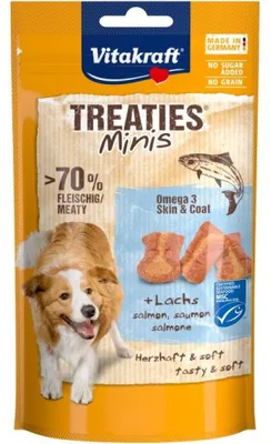 Zdjęcie produktu dla Przysmak dla psa VITAKRAFT TREATIES MINIS łosoś omega 3 48g
