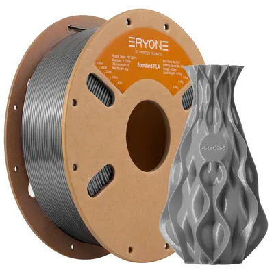 Obrázek produktu pro PLA filament, 1,75 mm, barva šedá, 1 kg, pro 3D tiskárnu
