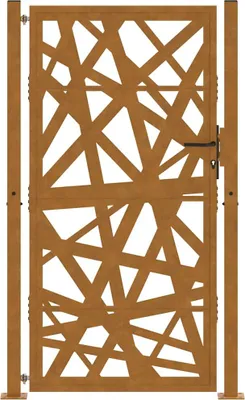 Immagine prodotto di vidaXL Cancello da giardino 100x175 cm in acciaio corten Design leggero