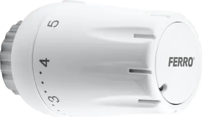Obrázok produktu pre Termostatická hlavica Ferro biela (GT11)