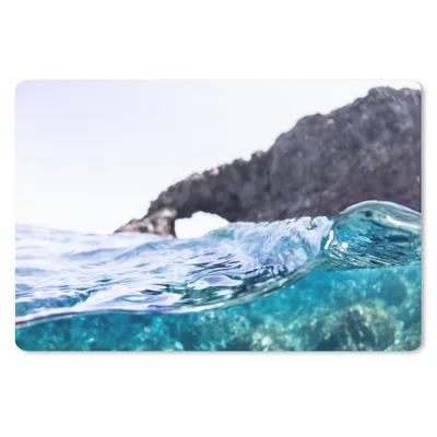 Produktbild von MuchoWow® Schreibtischunterlage Wasser - Golf - Meer 60x40 cm - XXL Mauspad - Großes Mauspad