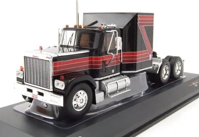 Produktbild von GMC General Zugmaschine 1980 schwarz Dekor Modellauto 1:43 ixo models