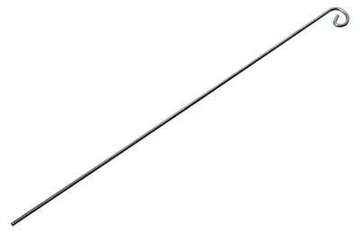 Produktbild von Haken aus Eisen für Schiefer Pflanzschild L, 0,6 x 3,6 x 56 cm, Stab für Pflanzenschild