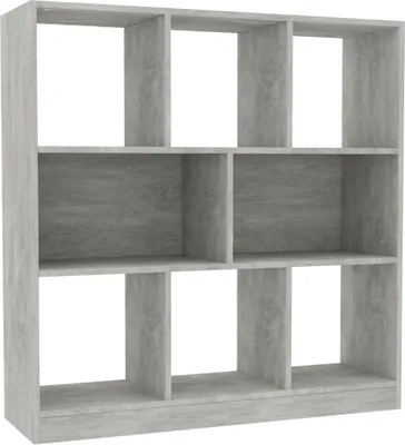 Produktbild von VidaXL 800175, Grau, 8 Regale, Holz, Holz, 975 mm, 295 mm
