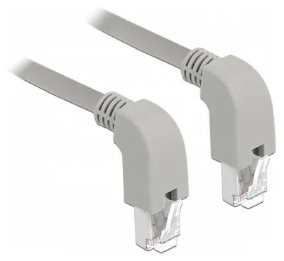 Immagine prodotto di Delock Netzwerkkabel RJ45 Cat.6 S/FTP unten / unten gewinkelt 1 m