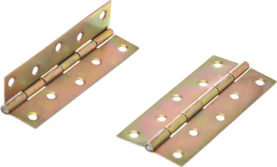 Immagine prodotto di Aqbau® Cerniere arrotolate Mezza larghezza 100 mm x 44 mm Cerniere per mobili zincate 50 pezzi