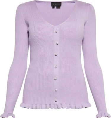 Produktbild von NAEMI damen strickjacke - lavendel, S