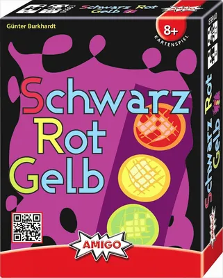 Produktbild von Amigo Schwarz Rot Gelb Ein Kartenspiel für die ganze Familie