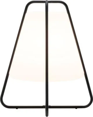 Produktbild von Teepee Zafferano Wiederaufladbare LED-Lampe - Touch, Innen und Außen IP65, Modernes Design, Kabellos, Schwarz