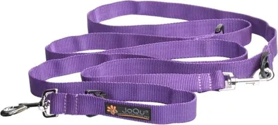 Produktbild von JoQu Classic 250 cm lila verstellbare Leine für mittelgroße Hunde