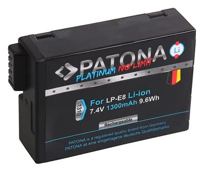 Produktbild von Akku für Canon EOS 550D 600D 650D 700D LPE8 LP-E8 LP-E8+
