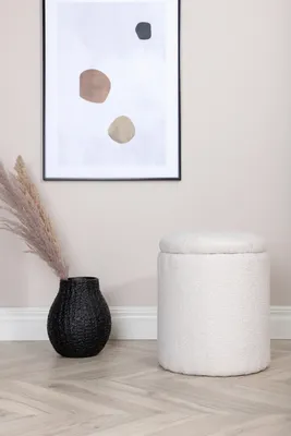 Produktbild von Venture Home Sitzpuff Limpen Weiß