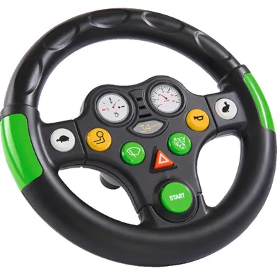Obrázek produktu pro BIG Tractor Sound Wheel, volant traktoru se zvukem, Bobby Car, příslušenství, děti, hračky, 800056488