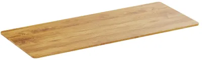 Image de Plateau de bureau bords arrondis 180x75cm, bois clair rustique