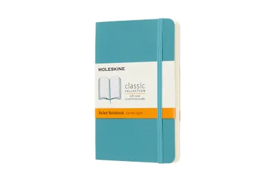 Produktbild von Moleskine 805.83.4171.546.8, Einfarbig, Blau, Matt, 70 g/m², Liniertes Papier, Softcover
