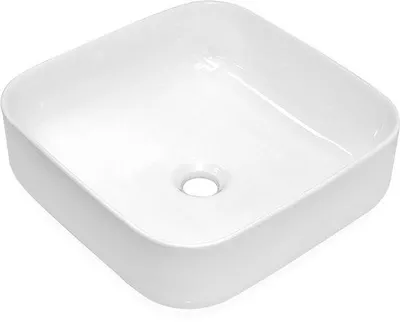 Immagine prodotto di Lavabo in Vetroceramica, bianco, montaggio manuale, 380 x 380 x 140 mm