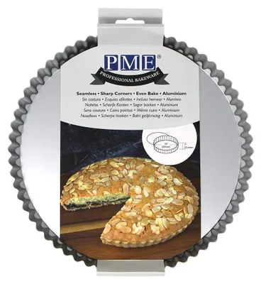 Image de PME Poêle à tarte, flan ou quiche - 25 cm, argentée