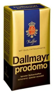 Obrázek produktu pro Dallmayr Prodomo 500g, 500 g, Středně pražená, Americano (slabšíˌ větší objem), Espresso, Taška, 500 g