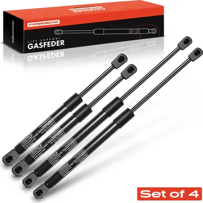 Produktbild von Frankberg 4x Gasfeder Dämpfer Heckklappe Heckscheibe für Peugeot 407 SW 6E Kombi 2004-2010