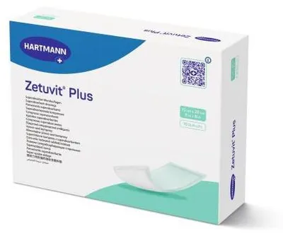Produktbild von Zetuvit Plus extrastarke Saugkompr.steril 15x20 cm 10 St
