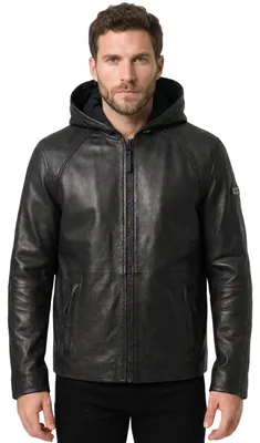 Produktbild von Tazzio Herren Lederjacke A805 (Schwarz, L)