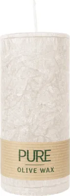 Produktbild von 100% PURE, OLIVE WAX, vegane Stumpenkerze, Sahara, WENZEL, 130/60 mm, Brenndauer ca. 40h