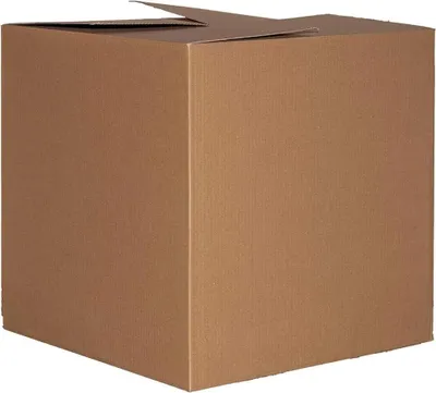 Produktbild von Faltkarton 600 x 600 x 600 mm | Stabiler Versandkarton | Braun | Verpackungskarton 60 x 60 x 60 cm | Einwellig | Für Paketversand geeignet