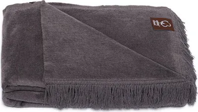 Produktbild von UMIPLED | Kuscheldecke, Sofaüberwurf Decke, Dicke Sofadecke, Couchdecke, Flauschige, Wohndecke für Couch, 150x200cm, 430 g/m2 - Ash