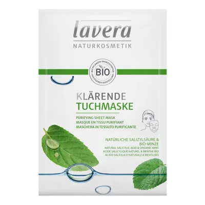 Produktbild von Lavera Klärende Tuchmaske Bio 21g