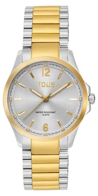 Produktbild von Tous Damen Armbanduhr 3000148700 rund Gold Edelstahl wasserdicht