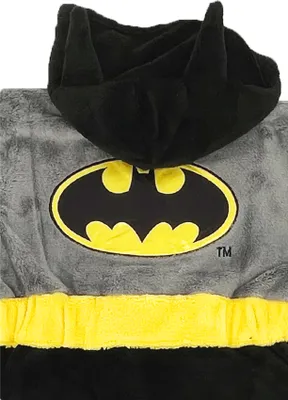Produktbild von Batman Bademantel Kinder Jungen Morgenmantel    , Farbe:Grau, Größe:98