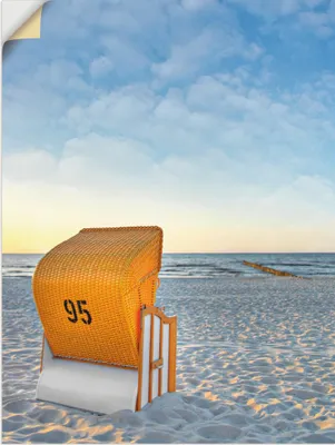 Produktbild von ARTland Wandbild, selbstklebend Ostsee7 - Strandkorb Größe: 30x40 cm