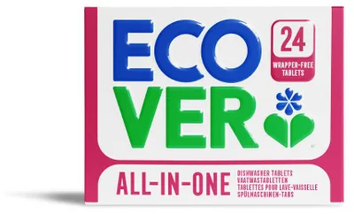 Productafbeelding van Ecover Ecover All-in-One Vaatwastabletten 24 stuks 420 gram