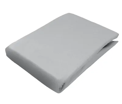 Produktbild von Flanell Spannbetttuch, Spannbettlaken, 90 x 200 cm, hellgrau, 100% Baumwolle, Matratzen bis 25 cm Höhe, sleepling