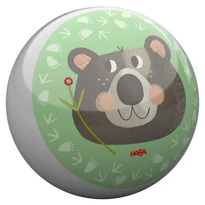 Produktbild von HABA Kleinkindwelt Ball Kunststoffball Wald 14 cm Ø Spielball 2012756001