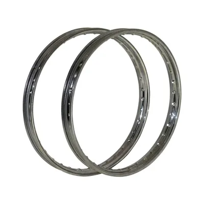 Obrázek produktu pro 2x kolo chrom 1,20x17 palců (36 děr) univerzální pro moped Mofa Mokick Hercules Kreidler Zündapp Puch Simson