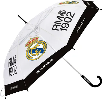 Produktbild von Real Madrid Real Madrid Automatic 54 Cm Regenschirm Durchsichtig  Durchsichtig One Size