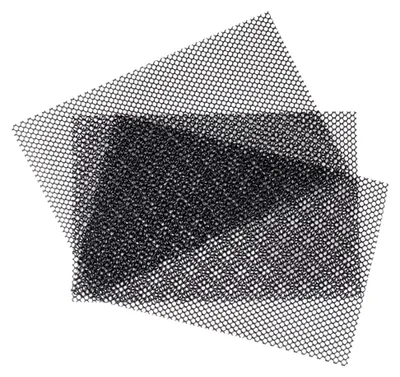 Produktbild von Gitter für Drainage, Abdecknetz, 20 x 30 cm, 3 Stück, schwarz