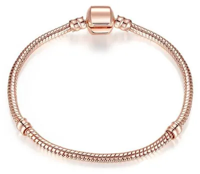 Produktbild von Verzinktes Armband, Roségoldfarbe