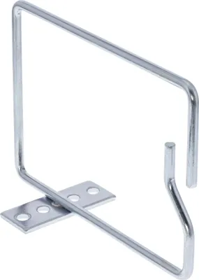 Produktbild von InLine Kabelbügel, Metall, verzinkt, Öffnung kurze Seite, 140x100mm, Kabelhalterung, Silber, 96 g