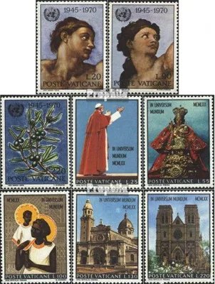 Produktbild von Briefmarken Vatikanstadt 1970 Mi 569-571,572-576 (kompl.Ausg.) gestempelt Sondermarken