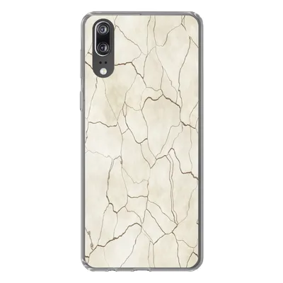 Produktbild von MuchoWow® Handyhülle Schutzhülle Hülle für Huawei P20 Marmor - Chic - Muster Silikon Softcase Handy Hülle - Hardcover